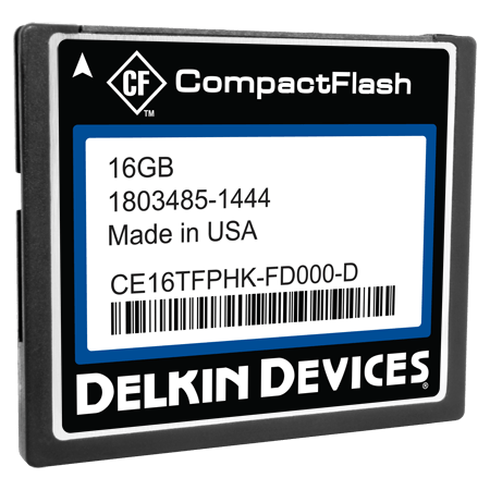 Delkin Devices Standard Industrial CompactFlash
