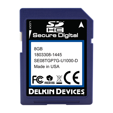 SD, D300 Series, 8GB SLC Industrial