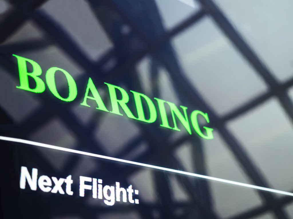 Digital Signage Applications- Airport Sign